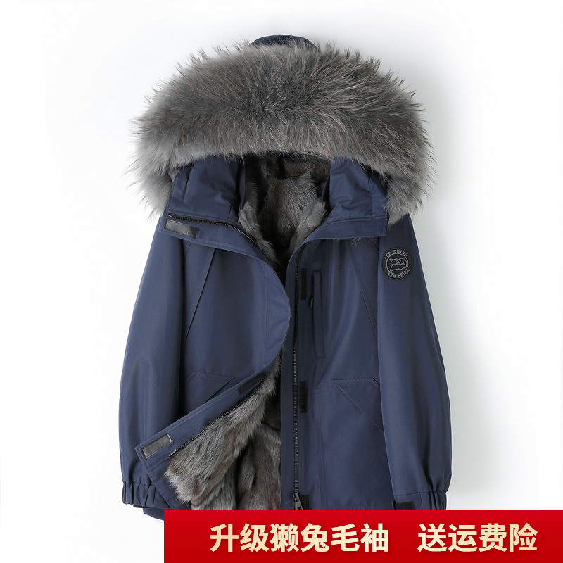 Short Parka with Fox Fur Lining for Petite Women, 2026 Winter New Style Parka Coat with Detachable Fur Collar Short Parka with Fox Fur Lining for Petite Women, 2026 Winter New Style Parka Coat with Detachable Fur Collar