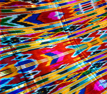 Fabric Uzbek characteristic silk Adelais silk fabric width 50cm decoration