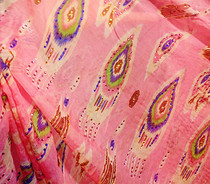 Import Uizibek Croat fabric AydlesTrue silk wide 1 m 10cm new gift special price