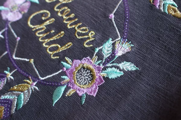 Bamboo cotton soft autumn base long-sleeve, with embroidery, feather stuffing