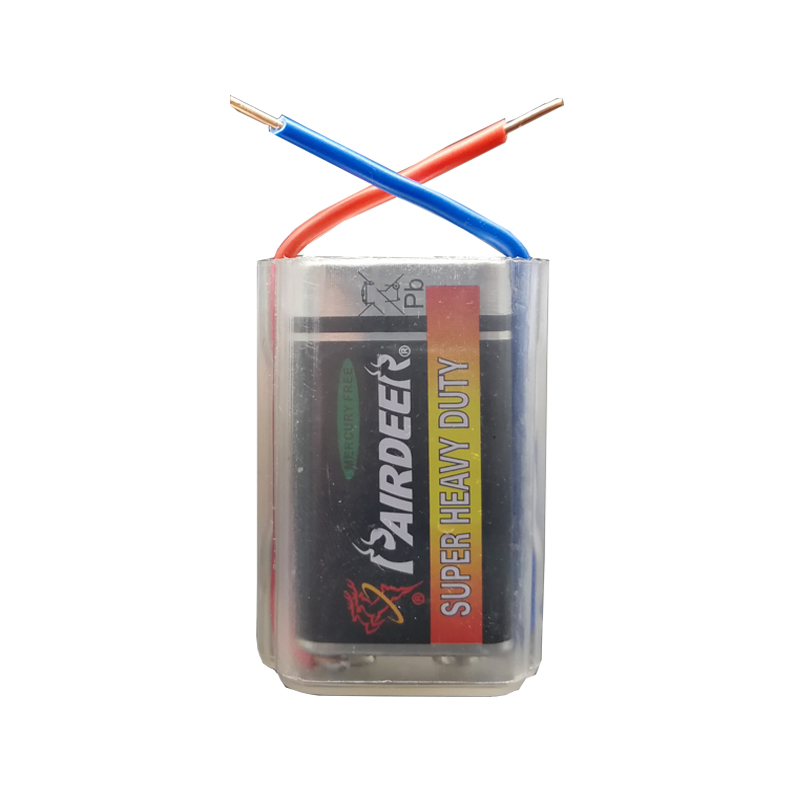 Shuanglu 9V battery stainless steel detection special battery with wire