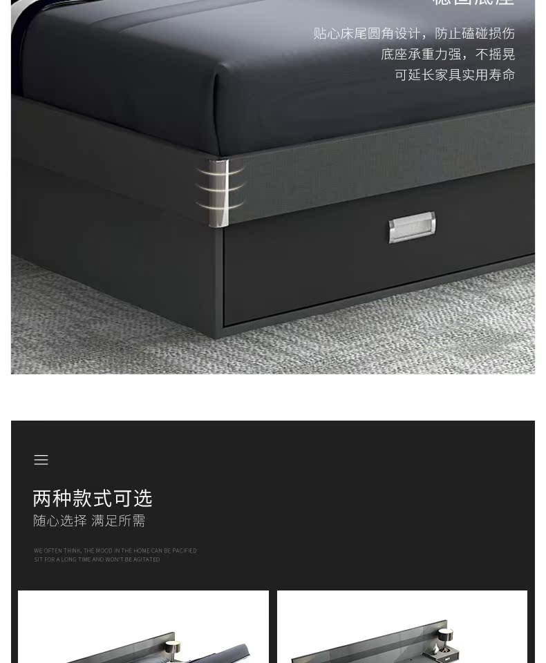 Muyue Bắc Âu giường chiếu chính phòng ngủ 1,8 m giường đôi hiện đại tối giản công chúa giường ngủ 1,5 giường Xiêm - Giường giường ngủ đơn