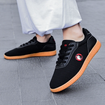 Chenjiagou Tai Chi Shoes Official Flagship Store Womens Tendon Bottom Non-Slip Tai Chi Practice Shoes Summer Breathable Canvas Shoes
