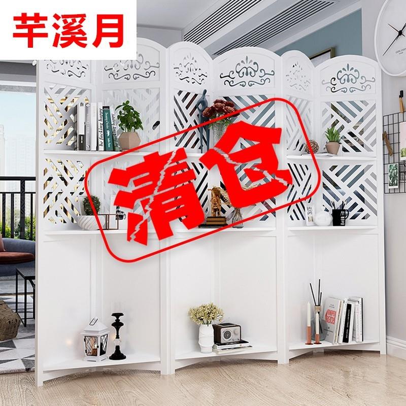 Screen partition living room bedroom shelter home folding mobile simple modern porch room partition wall beauty salon