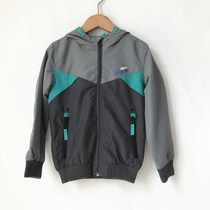 Foreign trade children's clothing autumn and winter boys' windbreaker coat zipper cardigan hooded hooded children