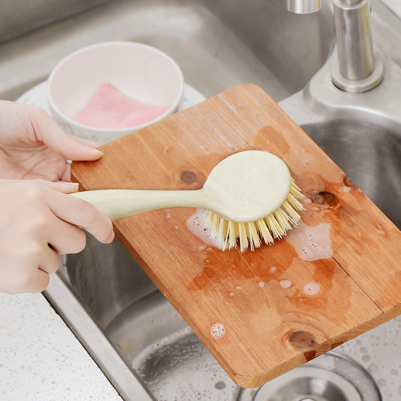 10 kitchen long handle cleaning brush household decontamination washing pot brush washing dish brush sink stove cleaning brush washing cup rice