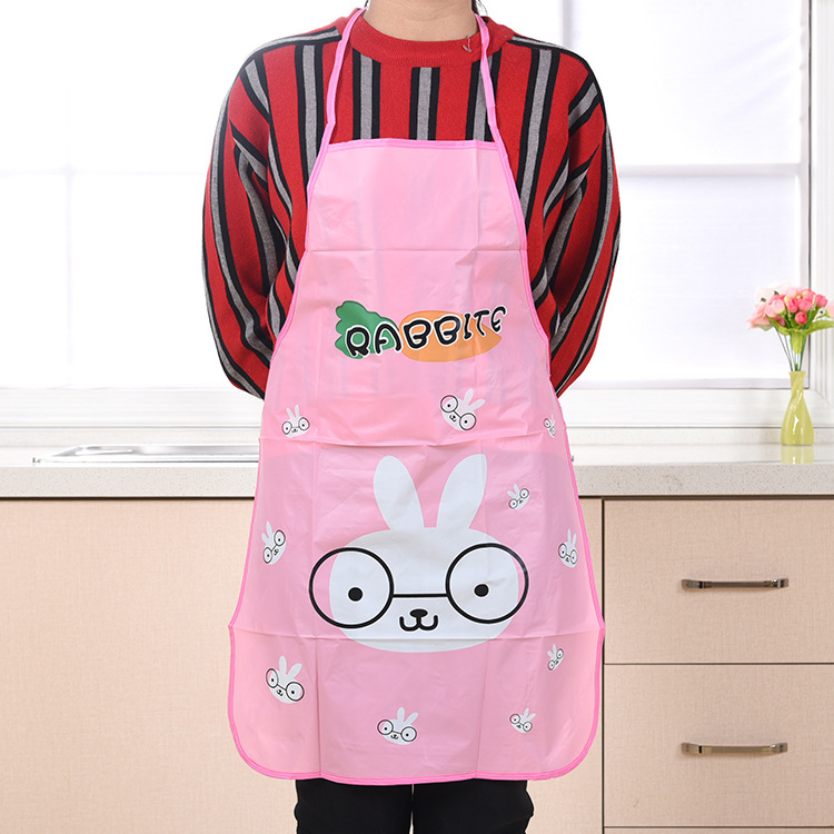 Apron Home Kitchen Waterproof Anti Oil Fashion Work Suit 2020 New Korean Version Long Sleeve Cooking Hood Adult Woman