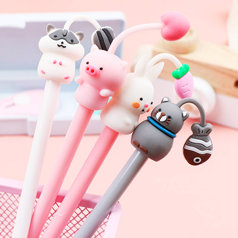 Creative Stationery Tentacle Animal Middle Sex Pen Cute Cute Cute Paradise Water Pen Cartoon Student Writing Exam of Sex Pen