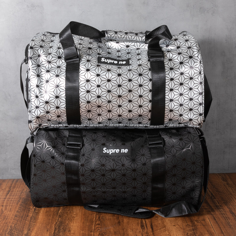 Tide brand personality handbag men's and women's fashion diamond fitness bag large-capacity travel bag luggage bag short-distance travel bag