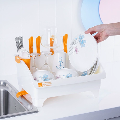 Япония импортированная дренажная полка кухня полка пластиковая вода