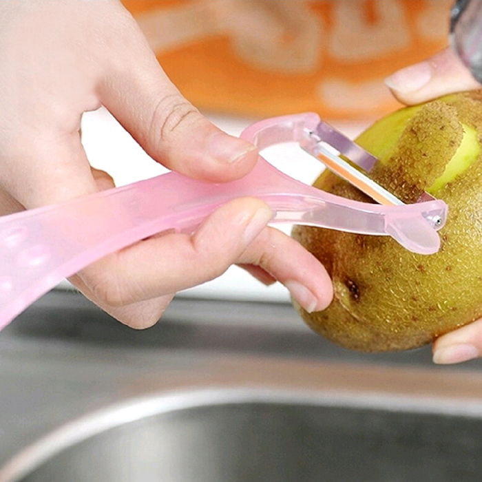 Japan Import Planing Knife Laughing Face Peeler Vegetable Peeler Planter Planter Stainless Steel Paring Fruit Peeling Machine