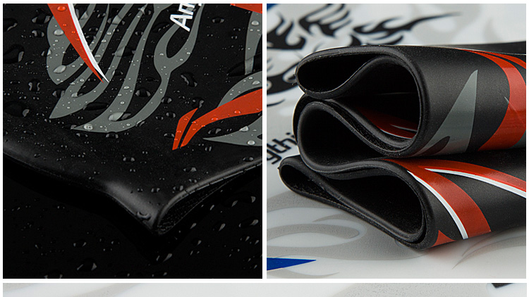 Li Ning in mũ bơi nữ tóc dài không thấm nước mũ bơi nam silicone mũ bơi nữ trưởng thành tai bơi chính hãng nancy bikini
