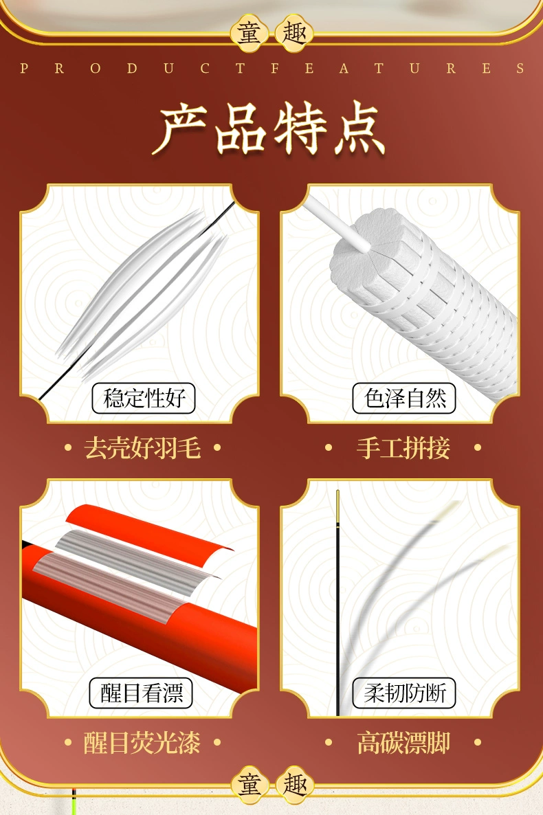 phao cau ca chep Xiaofeng Tiên Momo Vỏ Lông Công Phao Phao Cá Rất Nhạy Cảm Bắt Mắt Đuôi Dày Ánh Sáng Miệng Cá Diếc Hành Trình phao câu lục câu hố đấu
