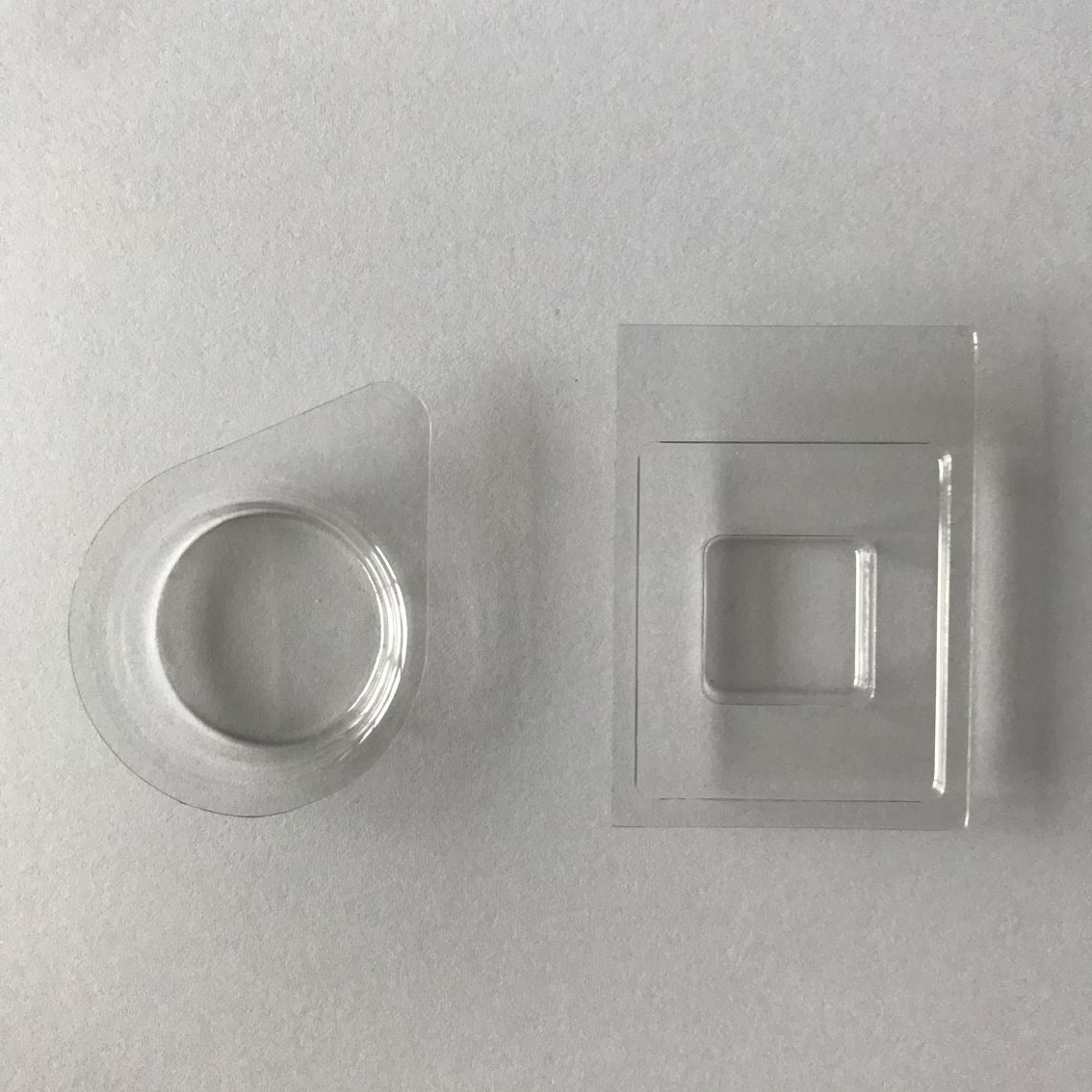 Homemade OCT frozen sliced bread bury mold Frozen Bag Buried box square 15x15mm Round diameter 23mm