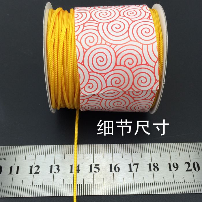 Vòng tay dây chuyền vòng chân bện dây thừng Đài Loan thương hiệu Dây chuyền thương hiệu Bodhi dây thứ 13 B dây ngọc bích 1.5mm Trung Quốc dây nút - Vòng chân lắc chân đẹp độc