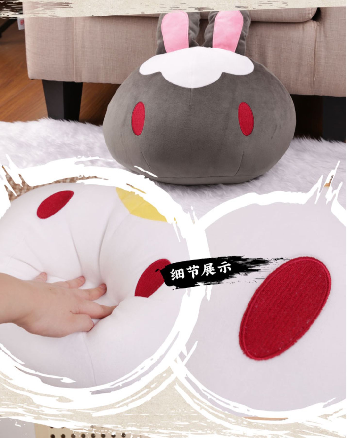 Pin Man sẽ hoạt hình chính thức được ủy quyền bởi giáo viên đạo giáo Đạo giáo hoạt hình xung quanh chiếc gối đầu gối nam và nữ màu xám nhân dân tệ thứ hai - Carton / Hoạt hình liên quan hình sticker cute
