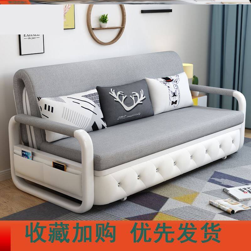  Sofa Bed double bed minimalist Creative assembly Girls Living room Bedroom multipurpose Folding Widening Book House Combination