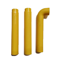 Kindergarten color squat toilet flushing water tank pipe outlet accessories Sealing ring rubber pad toilet plastic drainage straight elbow pipe