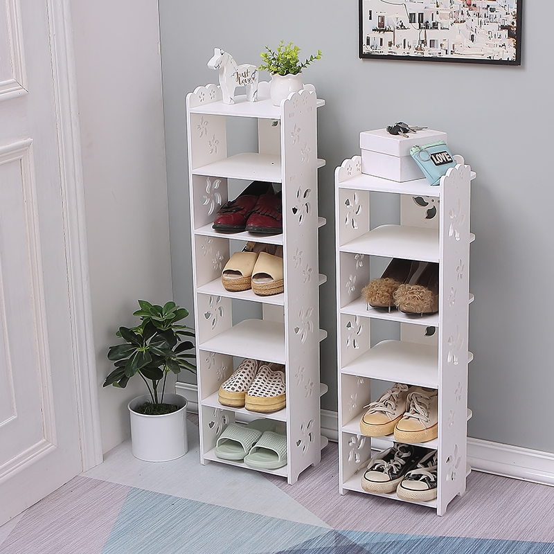 Shoe rack Simple indoor household shoe cabinet storage artifact Dormitory door college students economic shelf multi-layer good look