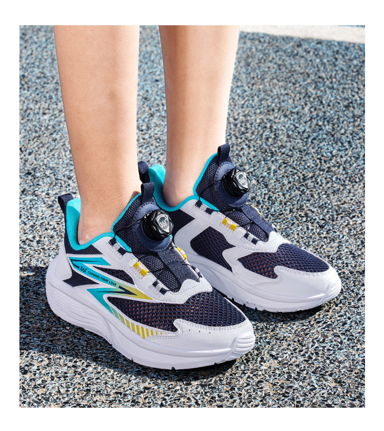 361 Degree Kidsren's Shoes, Kidsren's Running Shoes, Summer New Style Breathable Large Mesh Boys' Shoes, Youth Boys' Sports Shoes — 17