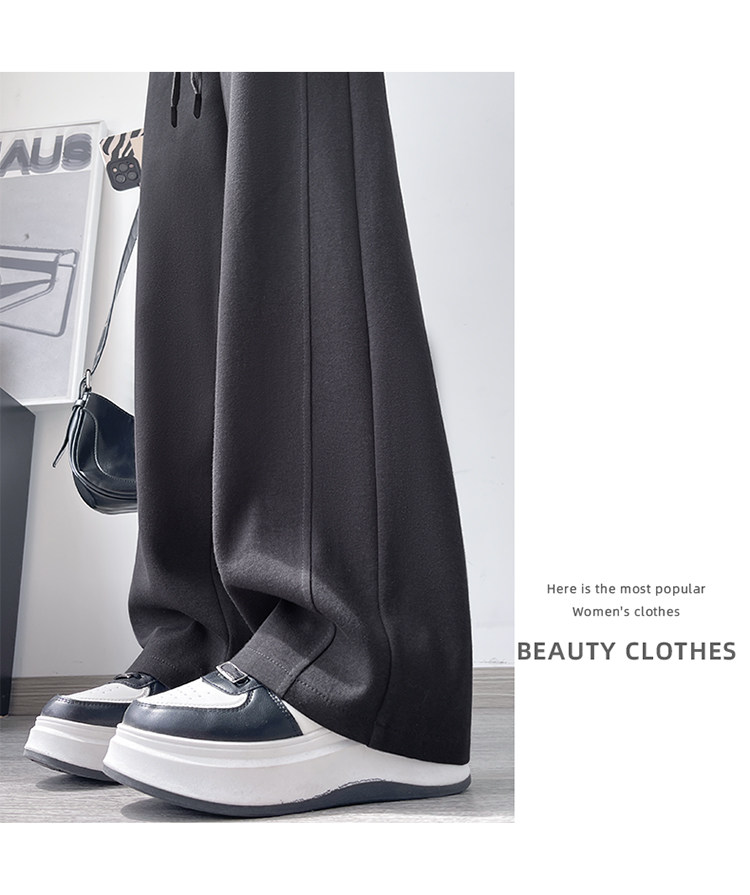 Осенние летние тонкие штаны для отдыха, свободный прямой крой, подходят для подростков 