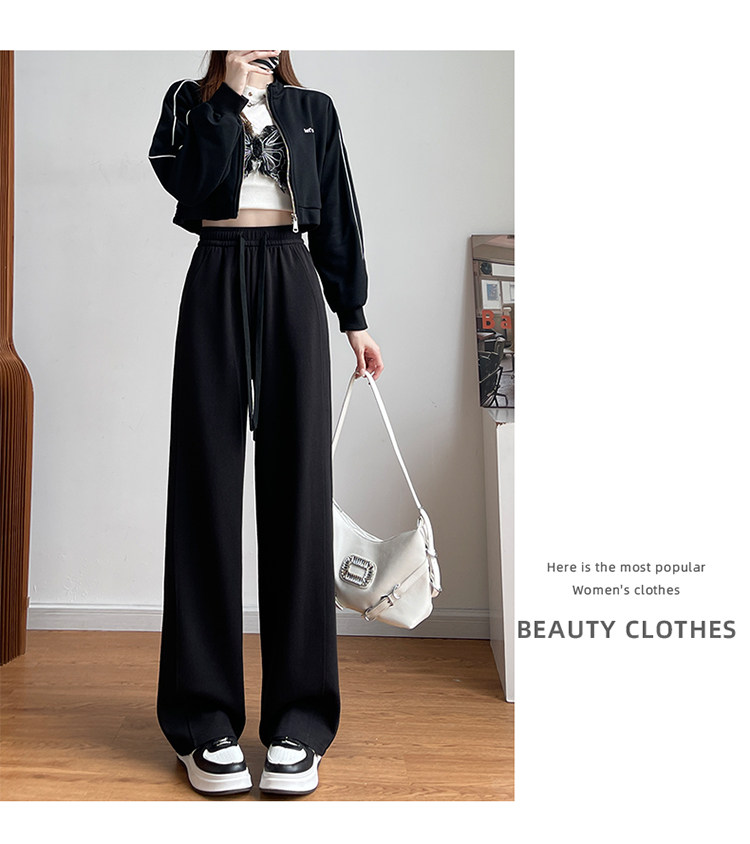 Осенние летние тонкие штаны для отдыха, свободный прямой крой, подходят для подростков 