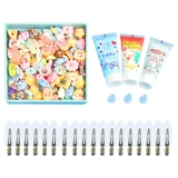 Кремовая заколка для волос, шпильки для волос, набор материалов ручной работы, детский чехол для телефона, декор с аксессуарами, аксессуар, перчатки, комплект, DIY