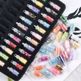 Мигающие блестки для ногтей, аксессуары ручной работы, кремовый комплект, мобильный телефон, DIY