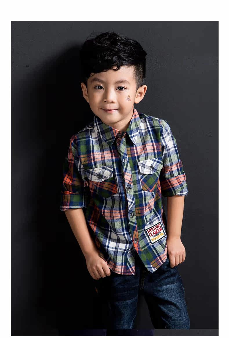 Chemise garcon à manche longue - Ref 2074932 Image 15