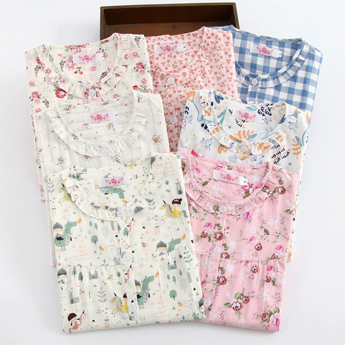 Хлопковый летний лонгслив, штаны, хлопковая тонкая пижама, 100% хлопок, круглый воротник