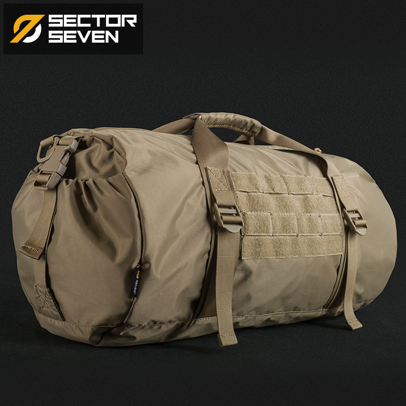 Zone 7 Puffer Tactical Bucket Bag Fitness Sports Basketball Bag Short Trip Business Trip Casual Crossbody Handbag