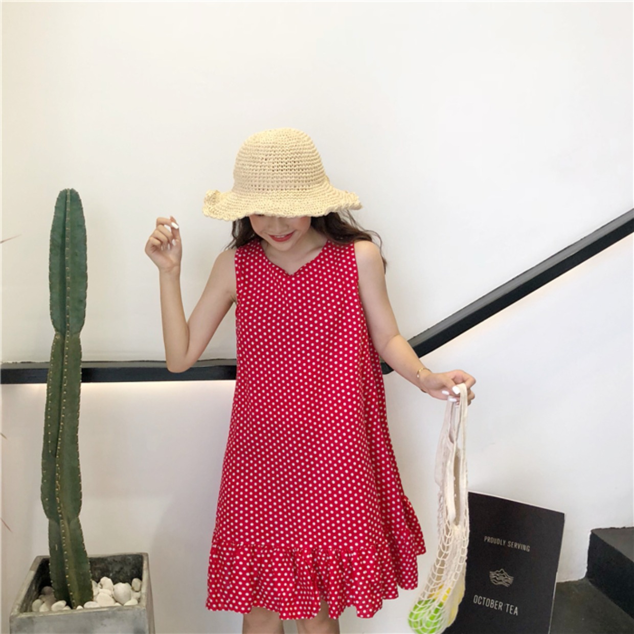 Cotton dot vải 6 mm 4mm 9mm dot cotton vải đen đỏ trắng xanh wavelet point - Vải vải tự làm vải cotton poly