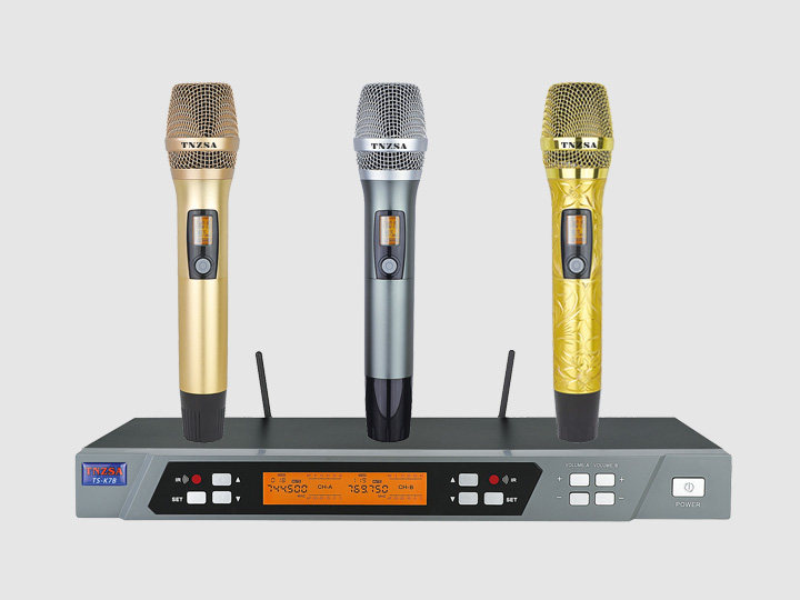 Original TNZSA TS-K7B one drag two wireless microphone KTV home professional karaoke handheld microphone