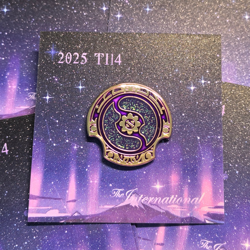 Ti12, Ti13, Ti14 Immortal Shield Commemorative Badge