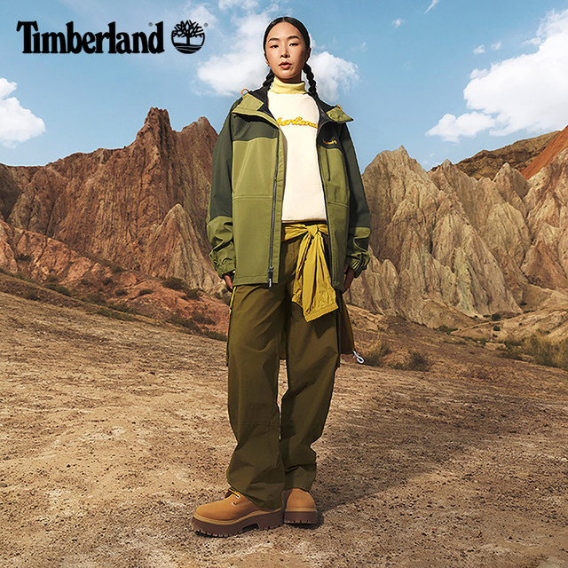 Timberland Timberland ເກີບແມ່ຍິງຢ່າງເປັນທາງການພາກຮຽນ spring ແລະ summer rhubarb ເກີບເກີບສູງ soles ຫນາເພີ່ມຂຶ້ນ waterproof A5RJD