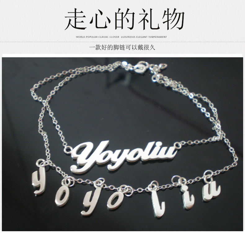 Chaine de cheville Femme en Argenterie - Ref 3104631 Image 8