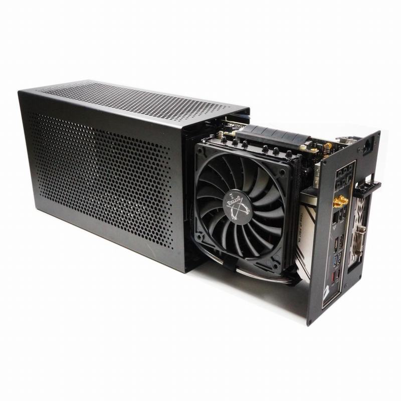 (Spot quick hair)ZS A4 V2 ”7 5L one-piece screw-free a4 chassis itx all-aluminum sfx