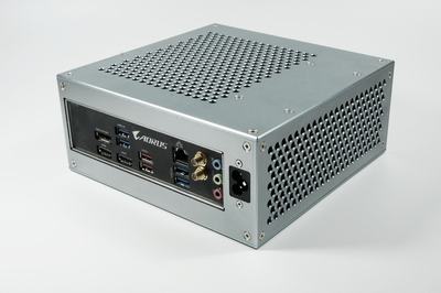 taobao agent [Spot] ZS-D1/ITX nuclear display APU computer case version V2 \ 2.9L volume full aluminum chassis