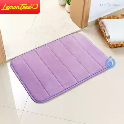 Foot pad memory cotton absorbent quick-drying floor mat bathroom mat new washbasin access floor mat simple slow rebound