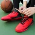 Giày bóng rổ giá rẻ nam và nữ giày thể thao giảm xóc ủng cao để giúp chống trơn trượt cho sinh viên đại học chạy giày 3547 yard