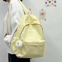 Кремово-желтый + подвеска в форме длинного шарика для волос