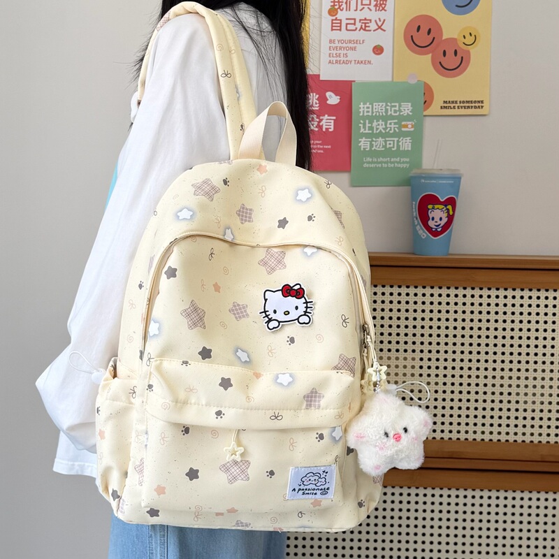 Korean Style ins Backpack for Female Students, High-Looking and Cute, Large Capacity, Junior High School Students, College Students, Schoolbags, Travel Backpacks Korean Style ins Backpack for Female Students, High-Looking and Cute, Large Capacity, Junior High School Students, College Students, Schoolbags, Travel Backpacks