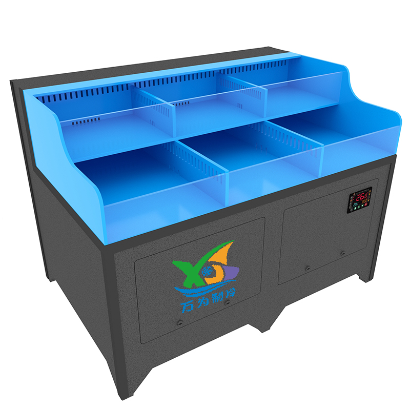 Custom-made double-layer shellfish pond seafood tank commercial fresh supermarket restaurant with sixty shellfish culture glass fish tank