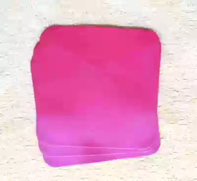 Ze Yi paste cloth paste 12x12cm red imitation cotton comfortable soft blank post impermeable non-sticky breathable