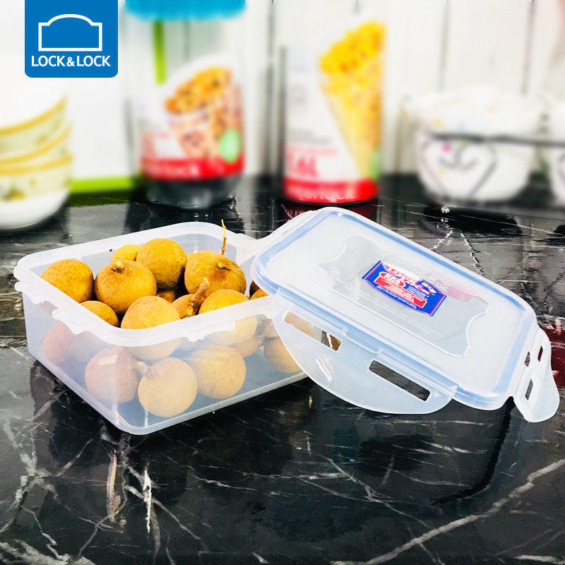 Music Buckle Music Buckle Plastic Preservation Box Sealed Box Storage Box Storage Box HPL854 (600ml) Fridge Lunch Box