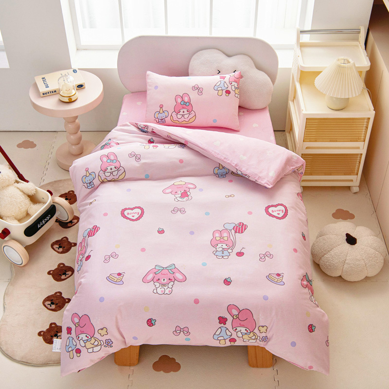 Class a Cotton Kindergarten Kidsren's Quilt Cover Student Cartoon Cute Pure Cotton Three-Piece Quilt Core Mattress Cover Six-Piece Set Class a Cotton Kindergarten Kidsren's Quilt Cover Student Cartoon Cute Pure Cotton Three-Piece Quilt Core Mattress Cover Six-Piece Set