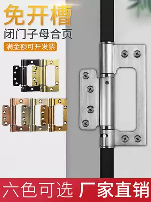 Le Xinjia stealth door female hinge with automatic closing without slotting aluminum alloy wooden door closer