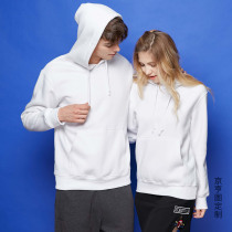 Hooded plus velvet sweater custom printed logo embroidered overalls long sleeve class uniforms custom vests diy classmates party