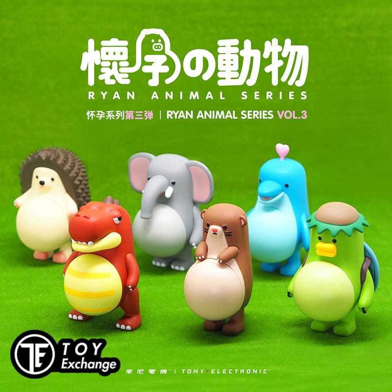 [Toy Exchange] In-Stock Hong Kong Genuine Pregnant Animal Blind Box Figurine Cute Girl Gift