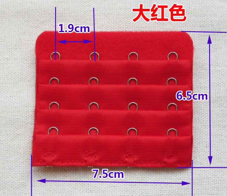 Đồ lót dài khóa áo ngực mở rộng khóa khóa tăng trưởng 4 khóa 4 khóa bốn móc phụ kiện áo ngực khóa mua 2 tặng 1 miễn phí dây nối áo lót hở lưng